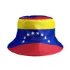 Gorra de Pescador con Bandera de Venezuela para el Mundial Transfronterizo, Sombrero de Cubo con Protección Solar para Hombres y Mujeres, Accesorios para Aficionados al Aire Libre