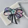 Nuevo Organza Color Mágico Lentejuelas Estéreo Lazo Dibujos Animados Ropa Infantil Accesorios para el Cabello Zapatos Sombreros Bolso Tela Adhesivos