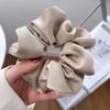 Estilo coreano textura cremosa sedosa cetim curry cólon anel de cabelo feminino elegante bola de cabelo corda cavalinha de borracha tendão headwear