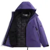 Jaqueta Três-Em-Um Removível Outono e Inverno Duas Peças Corta-Vento Outdoor Jaqueta Masculina Repelente à Água Tamanho Grande Jaqueta para Montanhismo