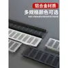 Gabinete de Liga de Alumínio Painel de Porta de Malha Respirável Grelha Respirável em Ambos os Lados Ventilação para Gás Natural Furo de Dissipação de Calor Tampa Decorativa de Ventilação