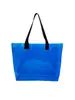 Bolsa de mão a laser em PVC de fábrica, bolsa transparente tipo gelatina, bolsa de compras de grande capacidade, bolsa de publicidade, produção de bolsa de alta qualidade para roupas