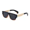 Nuevas Gafas de Sol Polarizadas Cuadradas de Moda Europea y Americana para Hombres, Retro, de Alta Gama, Personalizadas, Gafas de Sol con Protección Solar para Hombres