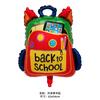 Temporada de Regreso a Clases Transfronteriza Globo Caja de Crayones Bolsa Globo de Película de Aluminio con Forma de Lápiz Fiesta de Apertura Decoración de Bienvenida a la Escuela