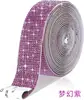 Fita Adesiva de Diamante de Cristal Código Strip DIY Strass Autoadesivo Tira de Diamante Fita Decorativa Acessórios para Roupas Acessórios Fita de Diamante Adesivo Hot Melt