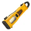 Luz de Emergencia Magnética Fuerte para Coche, Martillo de Seguridad de Doble Cabezal Multifuncional para Emergencias de Coche, Carga Solar, Luz Fuerte