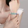 Pulsera abierta de pavo real y fénix cloisonné para mujer, todo a juego, estilo étnico retro, diseño de nicho, pulsera de moda
