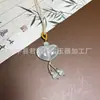 Pingente Estrela e Lua de Pedra Olho de Gato Estilo Fada Fofa, Pingente de Pedra Olho de Gato e Jade Pêssego Estilo Nicho, Popular em Áreas Turísticas