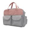 Moda Transfronteiriça Duas Cores Bolsa Just-in-time Bolsa Mãe e Bebê Ombro Único Capacidade Super Grande Bolsa de Múmia Multifuncional Personalizada de Fábrica