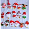 Decorações de Natal Árvore de Natal pequeno pingente velho boneco segurando sinos Decorações de Natal pequenos presentes
