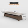 Mesa de Conferencias Grande de Gama Alta Mesa Rectangular y Sillas Muebles de Oficina Sencillos y Modernos Escritorio de Oficina para Negociación y Combinación de Silla
