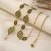 Cadena de cintura de aleación tallada exagerada retro europea y americana, estilo étnico, cadena de cintura accesorio de falda vintage versátil de alta gama