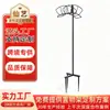 Soporte para manguera de jardín, soporte metálico de suelo para manguera, colgador de manguera, estante vertical de almacenamiento para manguera de jardín
