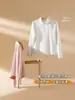 2026 Primavera/Otoño Casual Cuello Alto Media Cremallera Manga Larga Liso Versátil Cuello Alto Capa Base Deportiva Corte Ajustado Top para Correr