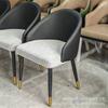 Silla de Comedor de Hierro de Lujo Ligero Restaurante Occidental Tienda de Sacos de Té con Leche Mesa y Silla para Fideos Comedor Comercial Restaurante Silla Box para Restaurante
