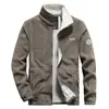 Jaqueta de Lã Nova Outono e Inverno 2022 Masculina Casual para Exterior Moletom de Veludo Dupla Face Masculino 2218