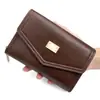 Nova Carteira Feminina Curta - Moderna, Simples, Porta-Cartões com Múltiplos Slots, Porta-Moedas com Zíper Horizontal, Porta-Moedas, Bolsa de Mão