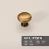 Estilo retrô francês vintage amarelo puxador antigo para porta de armário de guarda-roupa maçaneta de gaveta botão redondo furo único pequeno puxador