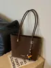 Bolsa Tote Vintage para Viajes Diarios para Mujer 2026 Nueva de Moda Verano Súper Popular Exquisita Bolsa de Hombro Bolso de Mano de Gran Capacidad