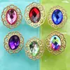 Accesorios Dorados Ovalados Estilo Coreano para el Cabello, Piezas de Aleación, Tocados, Materiales para Zapatos y Ropa, Accesorios para Joyería DIY, Venta Directa del Fabricante