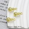 Estilo Chanel retrô all-match Pingente Dourado laço flor de ameixa coração placa redonda quadrada acessórios de joias diy