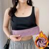 Chaleco Caliente de Forro Polar de una Sola Pieza para Mujer 2026 Otoño e Invierno Nuevo Estilo Cuello Cuadrado Versátil Ropa Interior Capa Base Caliente
