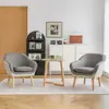 Apartamento Pequeño Moderno Minimalista Balcón Silla de Ocio Sofá Perezoso Habitación Individual Oficina Hotel Apartamento Silla de Reunión