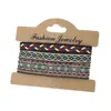 Set de 3 Piezas Venta Caliente Transfronteriza Cuerda de Mano Étnica Bohemia Retro Pulsera Tejida Colorida de Nepal Joyería