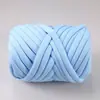 Hilo de lana transfronterizo de Amazon, hilo grueso para tejer a mano, hilo de algodón de mecha, hilo de lana para mantas y bolsas de bricolaje