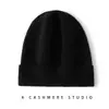 Gorro de Cachemira para Mujer Gorro Tejido de Invierno Cálido para Exteriores Color Sólido Gorro para el Frío Moderno Compras Gorro de Lana para Hombre Gorro Baotou