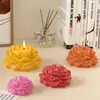 Papoula DIY Resina de Cristal Gesso Vela de Aromaterapia Vários Tamanhos Flor Peônia Ornamento Molde de Silicone