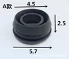 Vaso Sanitário Simples com Adaptador de 55mm para 32mm, Apresentando um Design de Vaso Sanitário Suspenso com Entrada de Água na Parte Traseira, um Assento de Vaso Sanitário para Agachar e um Plugue de Vedação de Borracha para o Tubo de Água