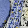 Cinta tejida de Jacquard Bordado Estilo Étnico de 1.7 cm con Lazo Accesorios para Ropa Lazo para el Cabello Festivo Accesorios Hechos a Mano para Manualidades