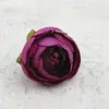 Copos de nieve serigrafía cabezas de flor de camelia flores caja de dulces de boda ramillete flor de muñeca tocado flores materiales hechos a mano