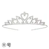 Niños y Niñas Princesa Corona Simple Linda Diadema Bebé Festival Actuación Accesorios para el Cabello Corona de Cumpleaños Corona para Pastel