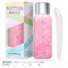 Manicura diy resaltador corporal protección ambiental botella fábrica traje maquillaje de escenario brillo flash facial gel pintado lote