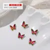 Joias para Nail Art Celebridade da Internet Borboleta de Cristal Diamante Exquisita Aurora Fantasia Brilho Borboleta Estereoscópica Diamante Acessórios de Unha de Luxo Acessíveis