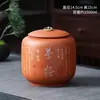 Tetera China de Barro Morado Grande Sellada a Prueba de Humedad Cerámica Arena Morada Olla Almacenamiento Pu'er Hogareña Tetera de Té Negro Cerámica Morada