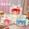[Stock Listo Fábrica] Adorno de Acrílico Original Candy Girl con Arena Movediza de Aceite Multicolor Decoración de Escritorio de Oficina