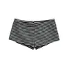 Chica Picante Americana Pantalones Cortos Rayados de Tiro Bajo Ropa Casual para el Hogar Pantalones de Verano Nuevos Versátiles de Corte Ajustado Ropa Exterior Deportiva Pantalones Cortos Calientes Mujer