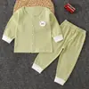 Roupa de Outono para Bebê conjunto Primavera e Outono Algodão Roupas para Ar Condicionado Roupa Íntima Longa para Bebê Roupa Íntima para Recém-nascido Cardigan Pijama Infantil