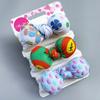 Pack de 3 Diademas para Bebé Europeas y Americanas para Niños y Niñas Diademas para Bebé Orejas de Conejo Diadema de Lazo 0-24 Meses Lote Transfronterizo