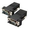 Adaptador VGA a RJ45 Extensor de Red, Transmisión por Cable de Red de Señales Analógicas, Extensión de Puerto de Red VGA a Puerto de Red de 15 Pines