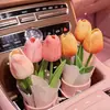 Regalo de Día de las Madres y Día del Maestro: Ramo de Hilo Tejido DIY Regalo en un Cubo Abrazo