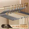 Perchero para Pantalones con Forma de Ganso para Colgar Pantalones, Artefacto Especial de Almacenamiento para Dormitorio, Antideslizante, Sin Marcas, Colgador de Ropa Espesado de Acero Inoxidable