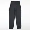 Calça Esportiva Meninas Primavera e Outono Nova Solta Emagrecedora Com Punho na Barra Cintura Alta Casual Calça de Moletom Calça American Sharkskin Fina