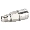Hidrolavadora Conector Rápido de Bloqueo Automático Acero Inoxidable Pistola de Agua para Lavado de Autos Conexión Rápida Salida de Agua 3/8 Conexión Rápida 1/4 Conector de Enchufe Rápido