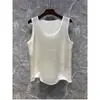 Chaleco interior fino suelto ajustado de verano nuevo versátil base para el trabajo elegante prenda exterior top casual sin mangas