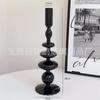 Decorações de Casamento Retrô Simples, Castiçais de Vidro Franceses, Decorações de Mesa, Castiçais de Vidro, Vasos de Flores