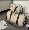 Nova bolsa de viagem de negócios de grande capacidade para viagens curtas com separação de seco e molhado, bolsa de bagagem de negócios para esportes e fitness, de ombro/transversal